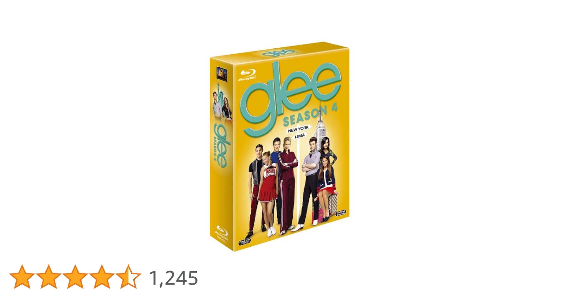 Amazon.co.jp: glee/グリー シーズン4 ブルーレイBOX (日本